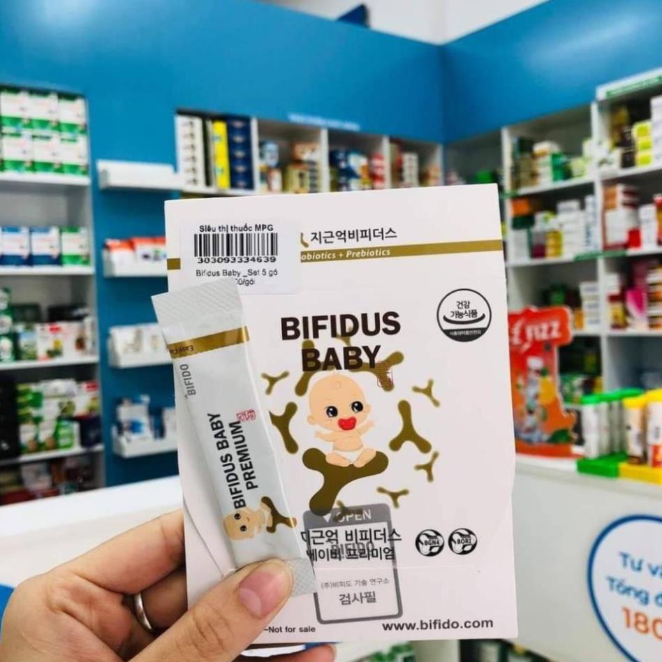 [GIÁ GỐC] Men Vi Sinh Bifidus Baby giúp bé bổ sung lợi khuẩn Hộp 30 Gói