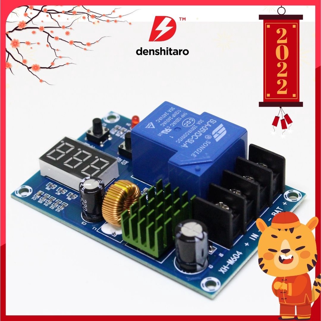 ▨♗❦Denshitaro Mạch quản lý sạc ắc quy tự ngắt XH- M604- D00- 038