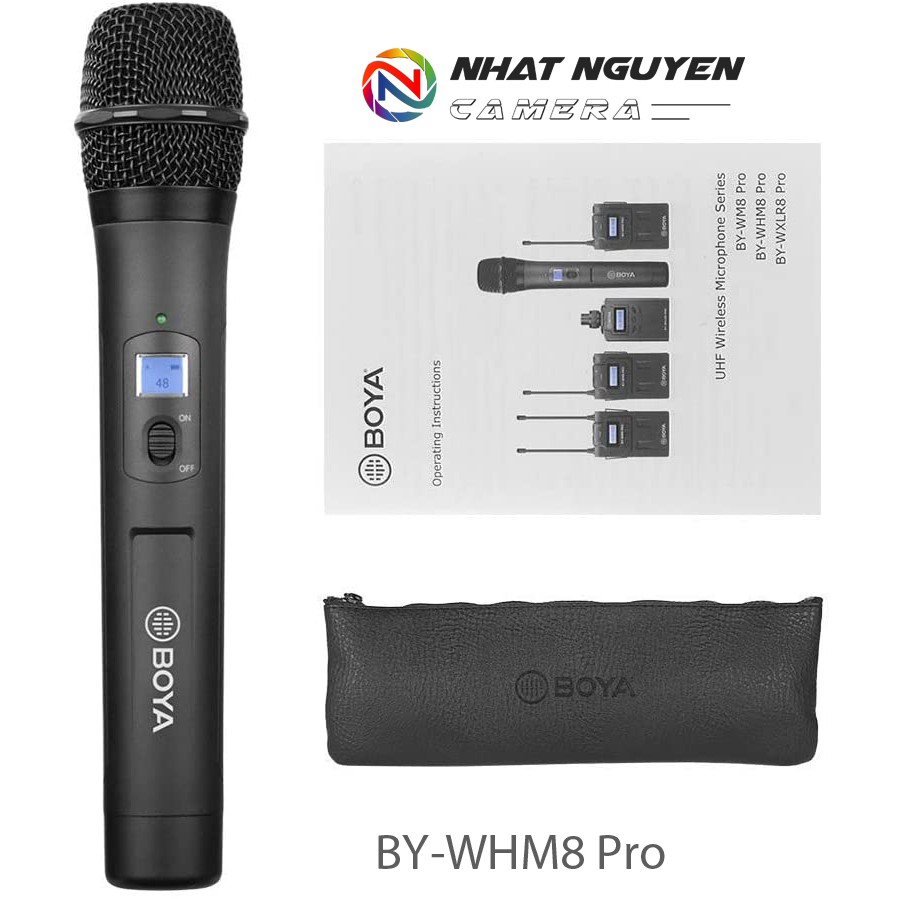 Micro không dây Boya WHM8 PRO / BY WHM8 PRO - Bảo hành 12 tháng