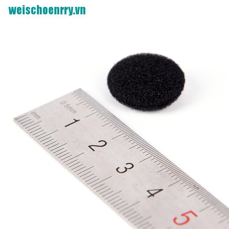 Weis♪Set 30 Miếng Đệm Tai Nghe Bằng Xốp Mềm Màu Đen