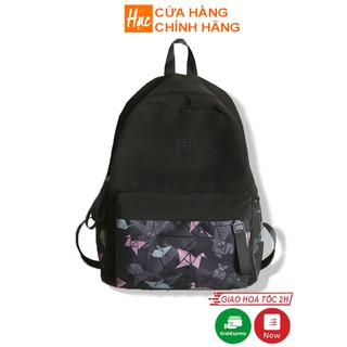 Balo nữ ba lô nam thời trang ulzzang đi học vải dù mịn chống nước, có ngăn đựng laptop 16 inch BX511L