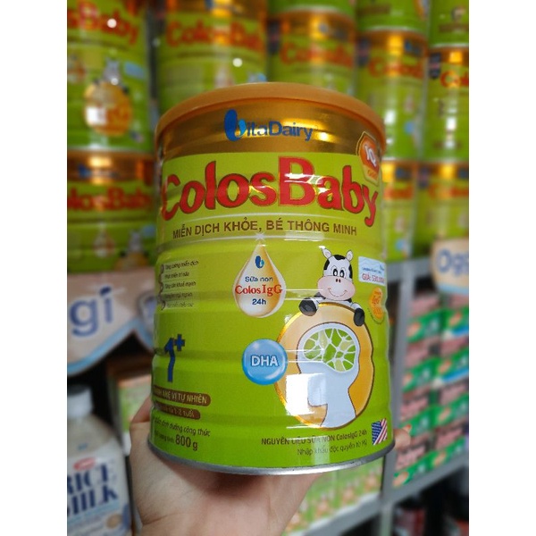Sữa bột Colos baby gold 0+/1+/2+ lon 800g