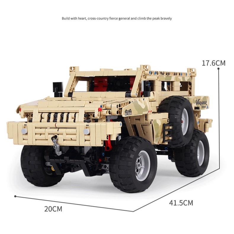 Lắp ghép Mô hình siêu xe TECHNIC Mould King 13131 Marauder Truck PAARMOUNT