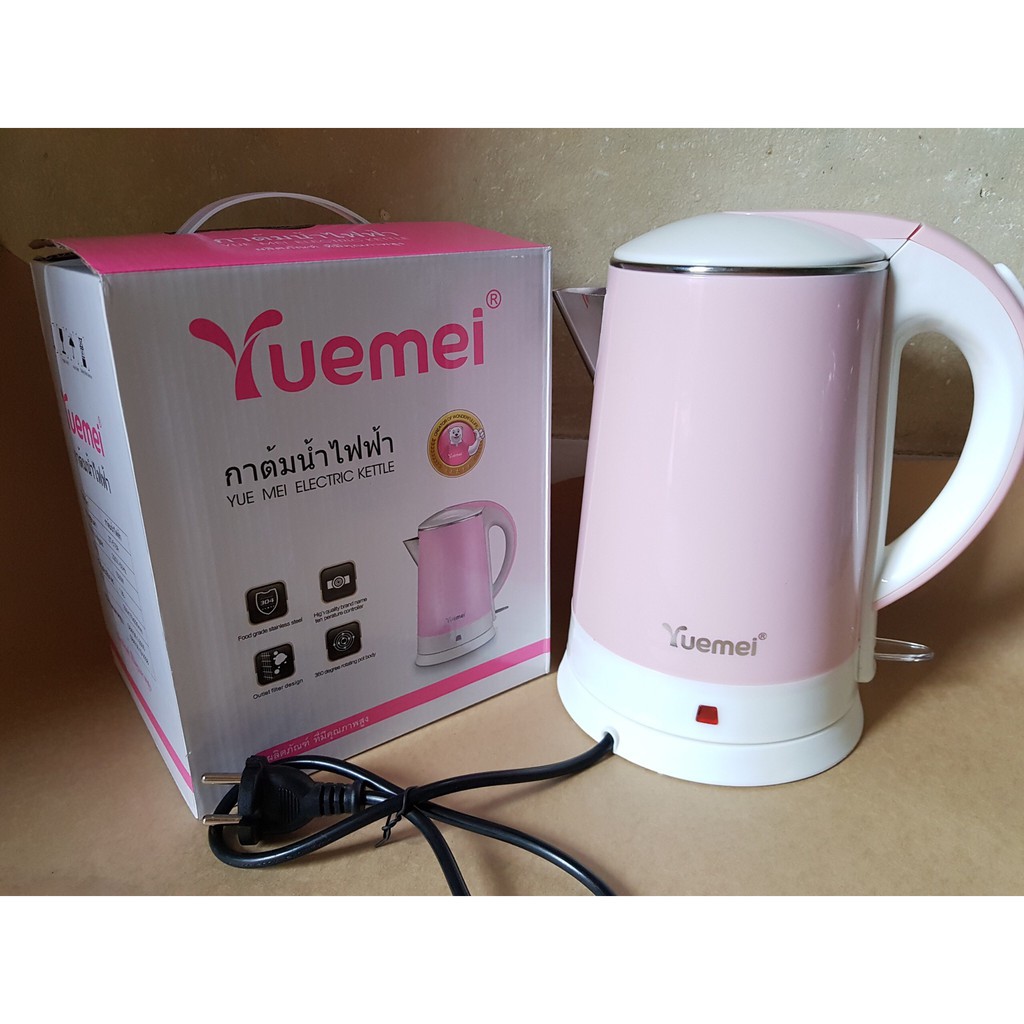 Ấm Đun Siêu Tốc Thái Lan Yuemei 1,8L Siêu Bền