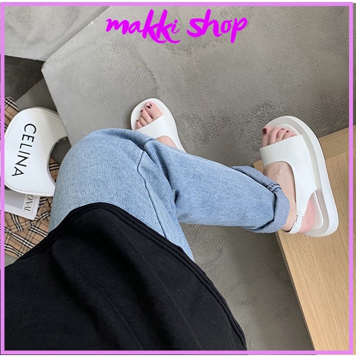 Sandal nữ ulzzang quai chun mới, sandal nữ đi học cao cấp thời trang giá rẻ MAKKI SHOP TD616