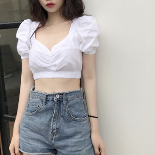 Áo Croptop Tay Phồng