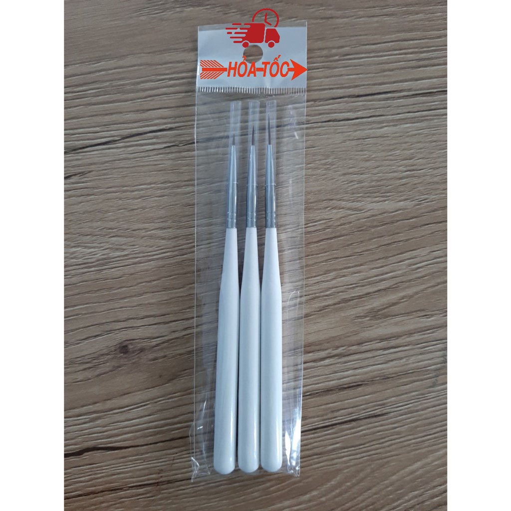 Bộ 3 cây nét nhọn vẽ nét , cọ tỉa nét, line nét