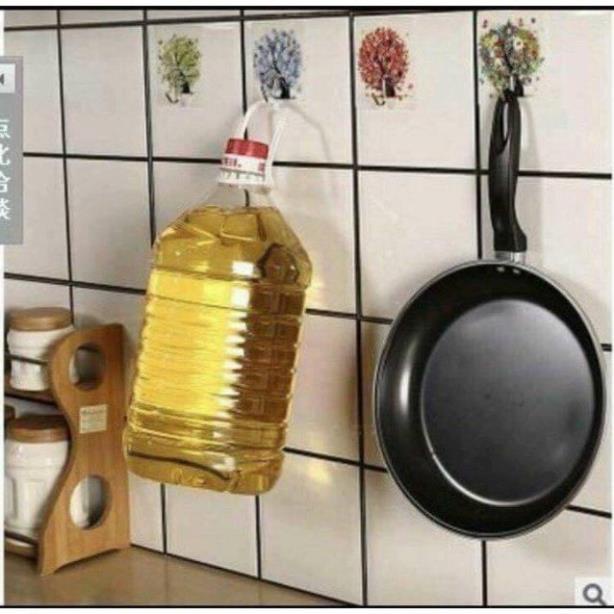 Móc Dán Tường Siêu Dính Móc Dán Tường In Hình Độc Đáo MS88126
