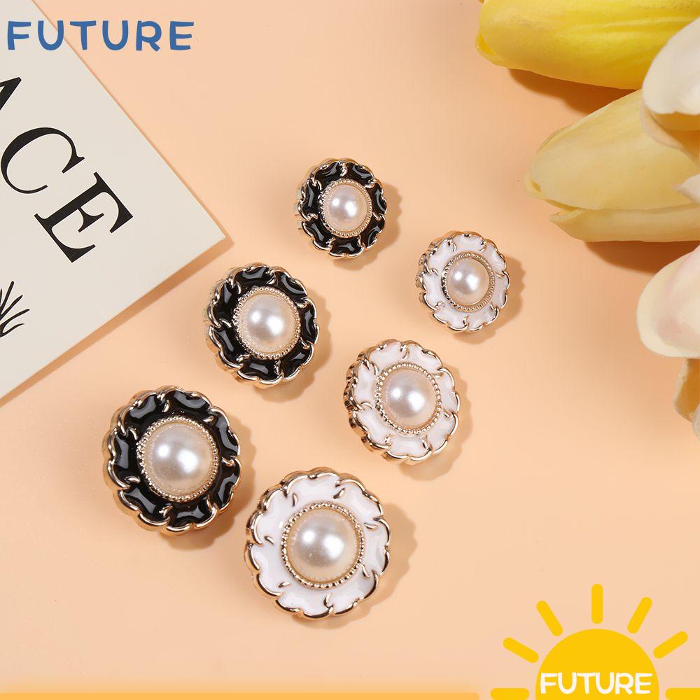 FUTURE 10Pcs High Quality Pearl Buttons Plastic Sewing Accessories Shirt Buttons DIY Decoration Ornaments Sewing Button Handmade Needlework/Multicolor
