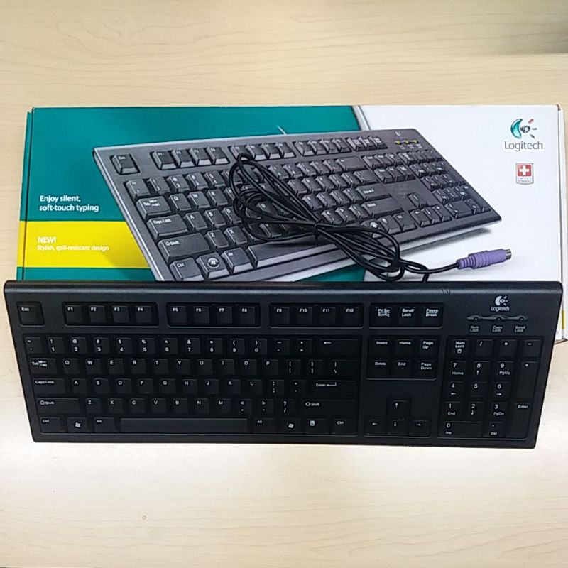 Bàn phím cổng Ps2 Logitech