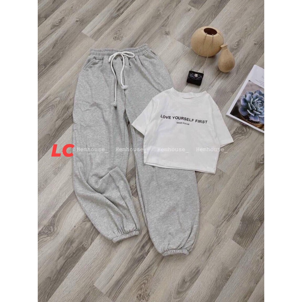 [Mã FAMAYWA giảm 10K đơn 50K] Quần jogger nữ ống rộng bo chun WEFA phong cách Ulzzang Unisex SIÊU HOT QN02 | BigBuy360 - bigbuy360.vn