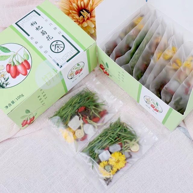 Trà kỷ tử hoa cúc 10 gói 100gr