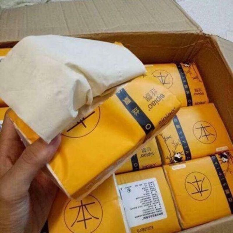 Giấy Ăn Gấu Trúc Hàng Loại 1 300 Tờ