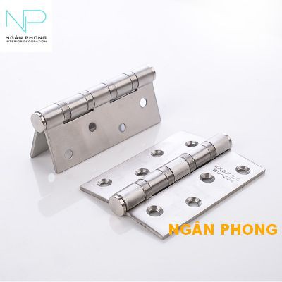 CẶP BẢN LỀ CỬA INOX 201-2.6MM( 100*70MM)