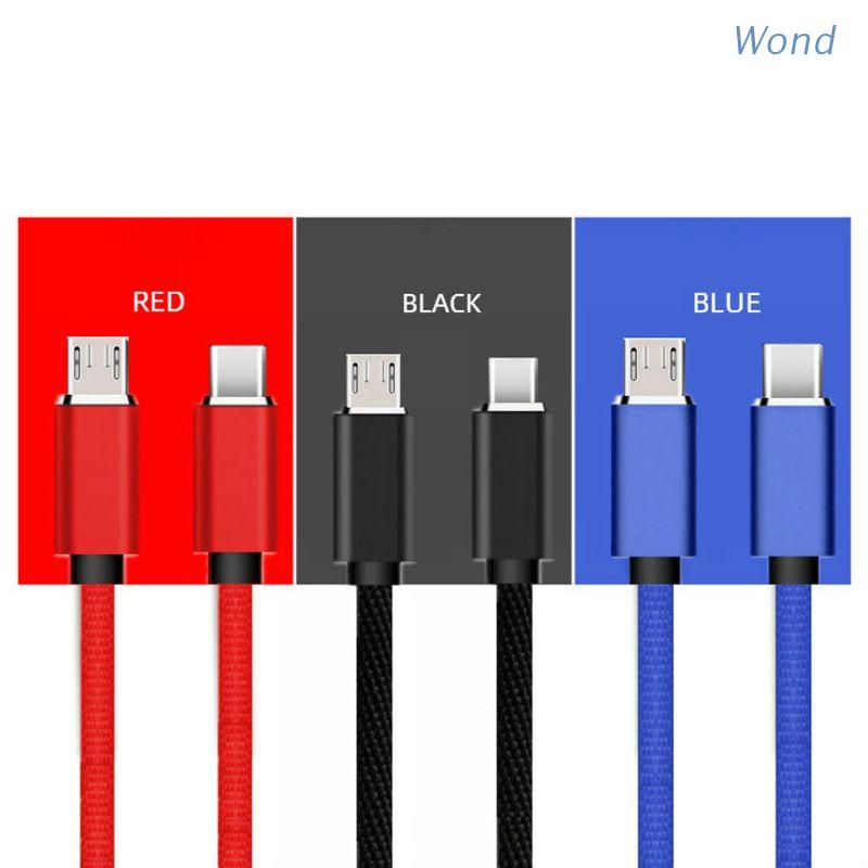 Dây cáp chuyển đổi dữ liệu OTG USB 3.1 Type C sang micro usb cho điện thoại/ máy tính bảng/ laptop