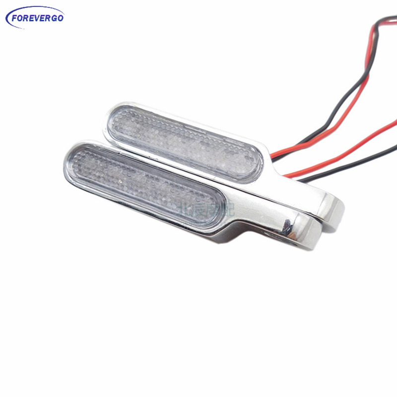 Set 2 Đèn Xi Nhan 12v 6 Bóng Led Gắn Tay Lái Xe Mô Tô