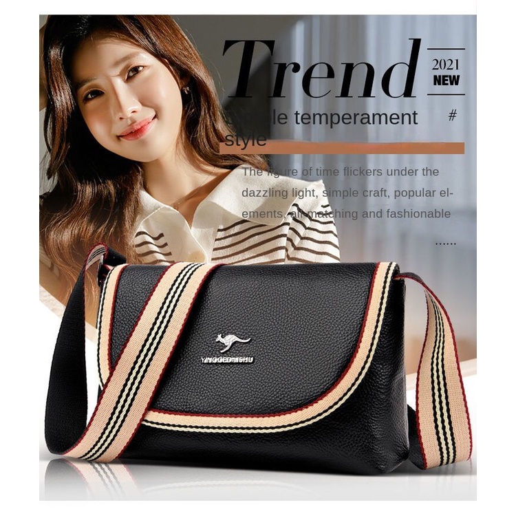 Túi Xách Da Đeo Chéo Phong Cách retro Thời Trang Cho Nữ* & ** &