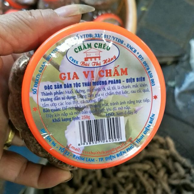 Chẩm chéo Điện Biên Chuẩn vị Tây Bắc 250g