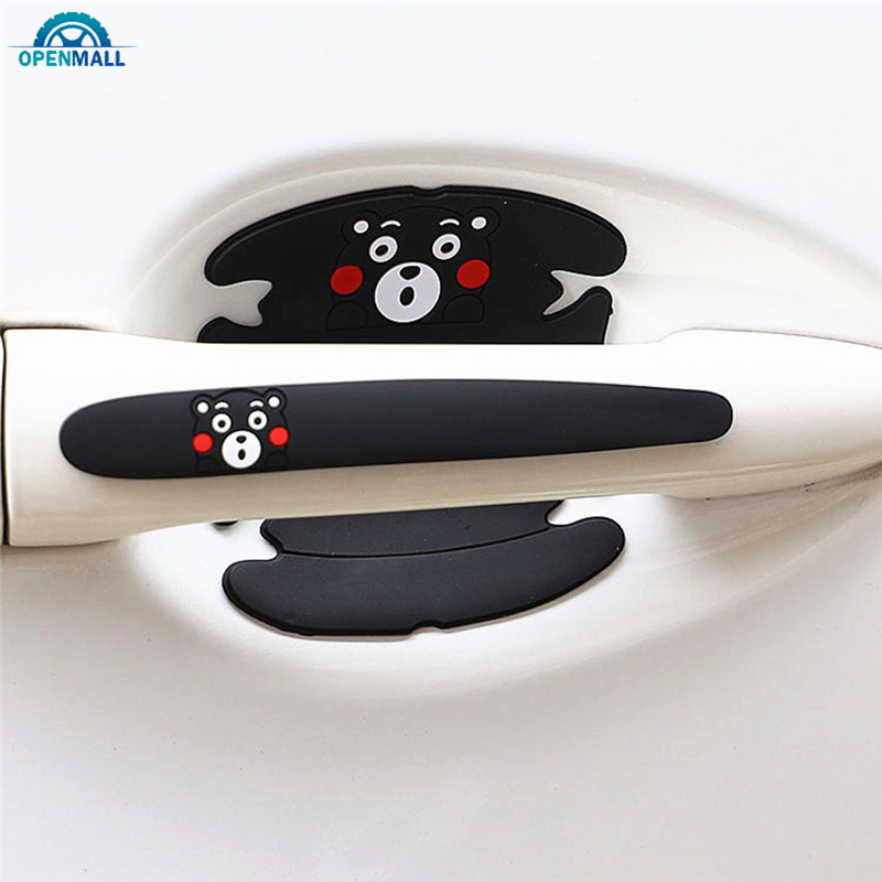 Set 8 Miếng Dán Góc Cửa Xe Ô Tô Hình Hoạt Hình Đáng Yêu Xinh Xắn