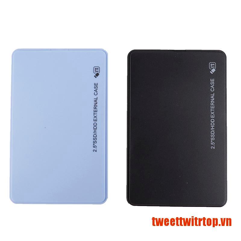 TRTOP 2.5 inch HDD SSD Case USB3.0 to SATA Hard Disk Box 5Gbps SD Disk Case