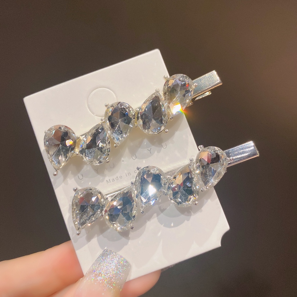 (Hàng bán shop) Kẹp tóc cao cấp đính đá đính ngọc, Kẹp tóc mái trend 2021
