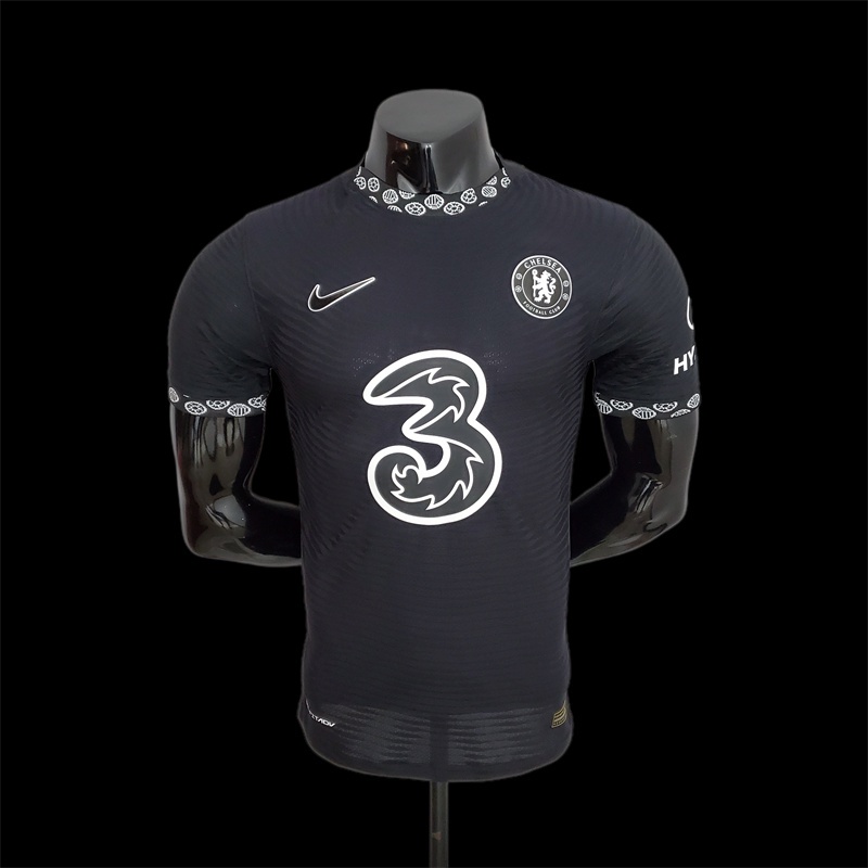 Bộ Quần Áo Bóng Đá 2022/23 Chelsea Màu Đen Chất Lượng Cao