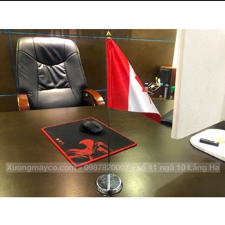 Cờ Để Bàn Canada Đế Inox