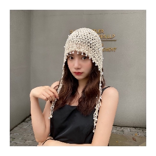 Nón len handmade Boho phong cách đi biển - N181