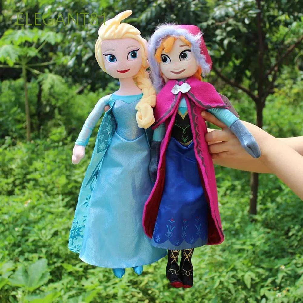 Búp Bê Công Chúa Anna Elsa Nhồi Bông Hoạt Hình Thanh Lịch Cho Bé 40 / 50cm / Anna Elsa Trong Phim Frozen 81