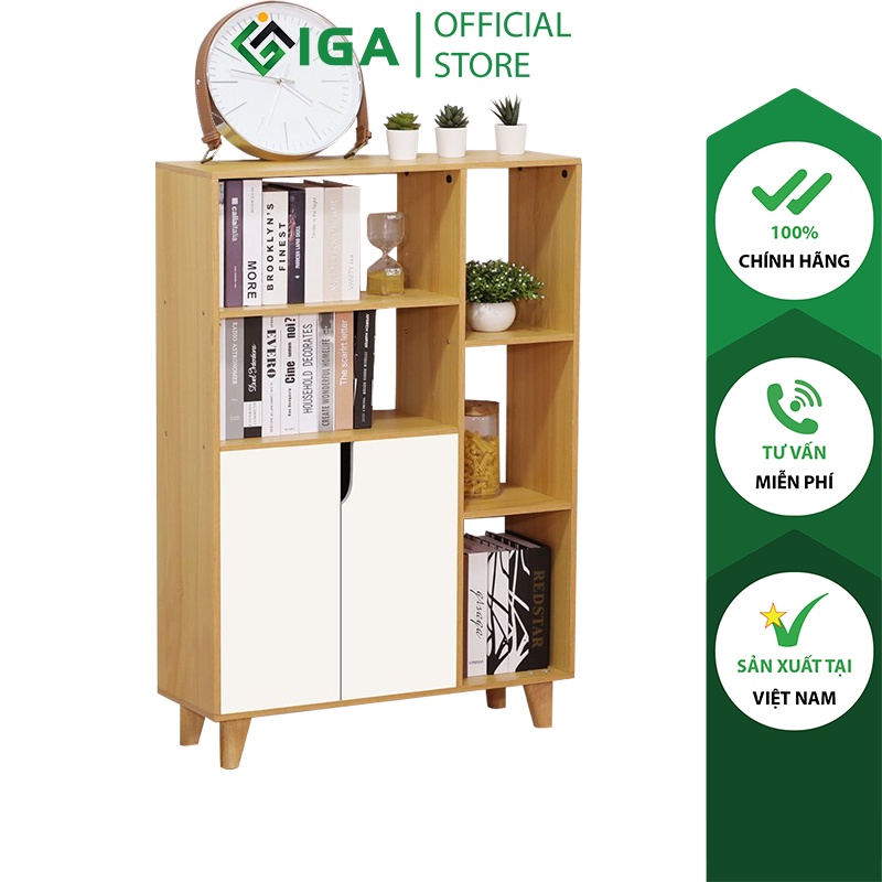 Tủ Sách IGA Đa Năng Conven Phong Cách Nordic - GP107