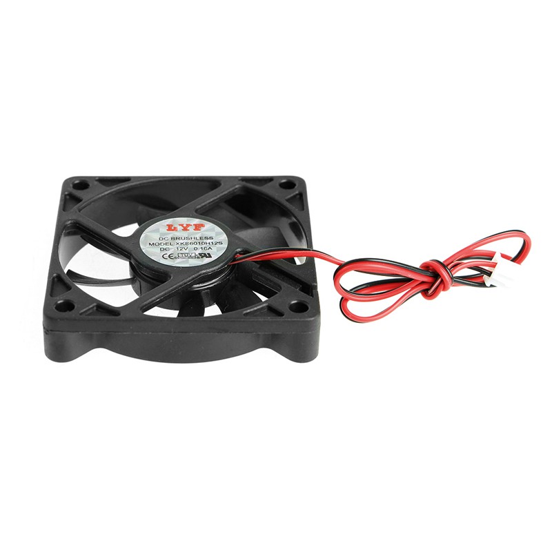 Quạt làm mát CPU DC 12V 2 chân nối cỡ 60x60x10mm chuyên dùng cho máy tính