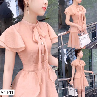 Đầm cánh tiên dáng xòe đính nơ V1441_ Rose Boutique [Kèm ảnh thật]
