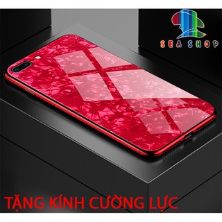 [TẶNG KÍNH CƯỜNG LỰC] Ốp lưng iPhone 8 plus Nhũ kính cao cấp | mặt lưng bằng kính cường lực | Case iP8P iP8+