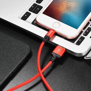 Cáp sạc dây sạc nhanh Hoco X14 dây dù Lightning, micro Android, typeC Android dài 1M, 2M - CHÍNH HÃNH