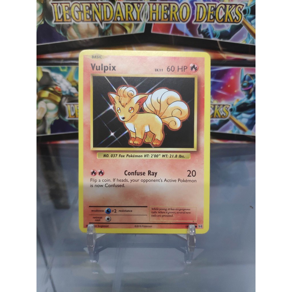 [ Dưa Hấu Yugioh ] Lá bài thẻ bài Pokemon Vulpix
