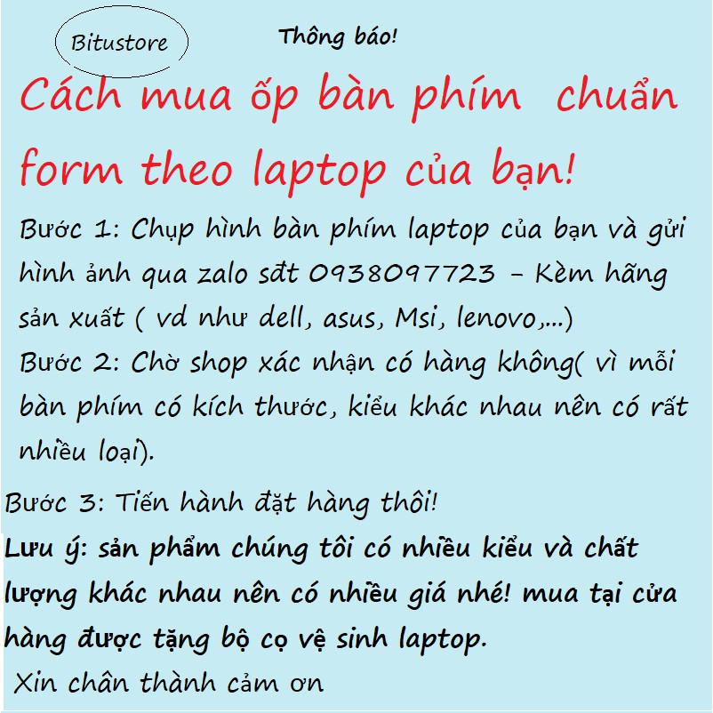 Miếng silicon bảo vệ bàn phím laptop Lenovo từ 15 đến 17.7 inch