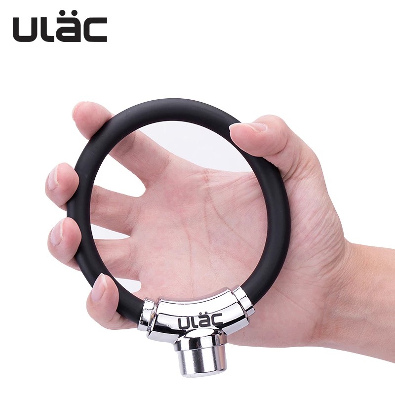 Dây khóa xe đạp Ulac mini hợp kim kẽm có 2 chìa khóa tiện lợi