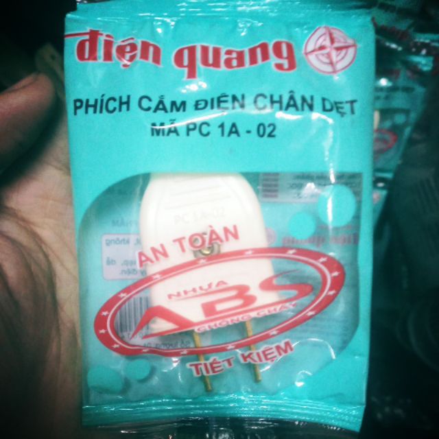 Phích cắm điện chân dẹt Điện Quang