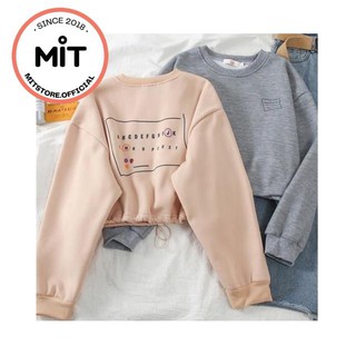 ÁO CROPTOP NỈ 2 MÀU