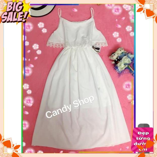 [HÀNG CAO CẤP] Đầm maxi voan viền ren bao đẹp + Ảnh thật | BigBuy360 - bigbuy360.vn
