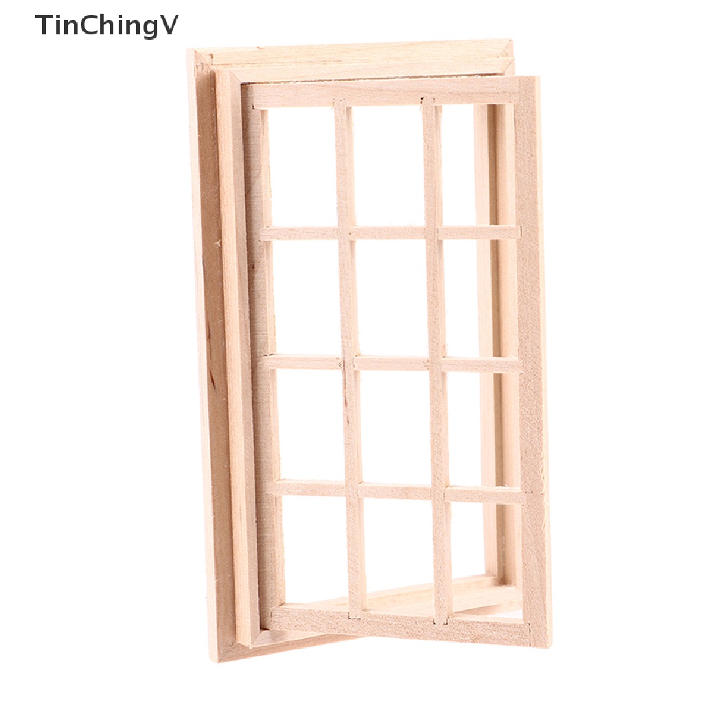 Mô Hình Cửa Sổ 12 Ngăn Vuông 1: 12 Trang Trí Nhà Búp Bê