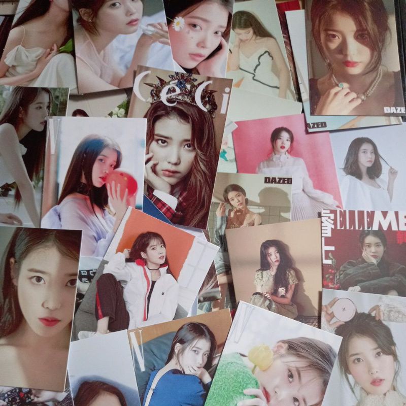 Lomo card 54 ảnh IU - bộ ảnh Magazine