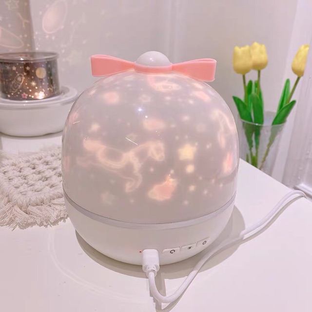 Đèn ngủ xoay chiếu hình loa bluetooth  Dream Wish box chính hãng One Fire