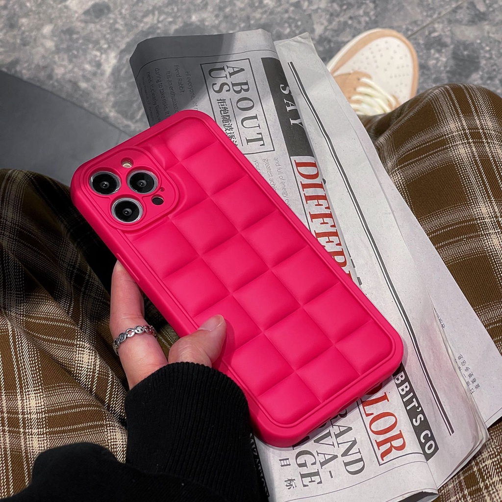 Ốp Điện Thoại Hình Bánh Waffles Phong Cách Âu Mỹ Cho iphone14plus 14promax 13 12promax / 11 xr / xs