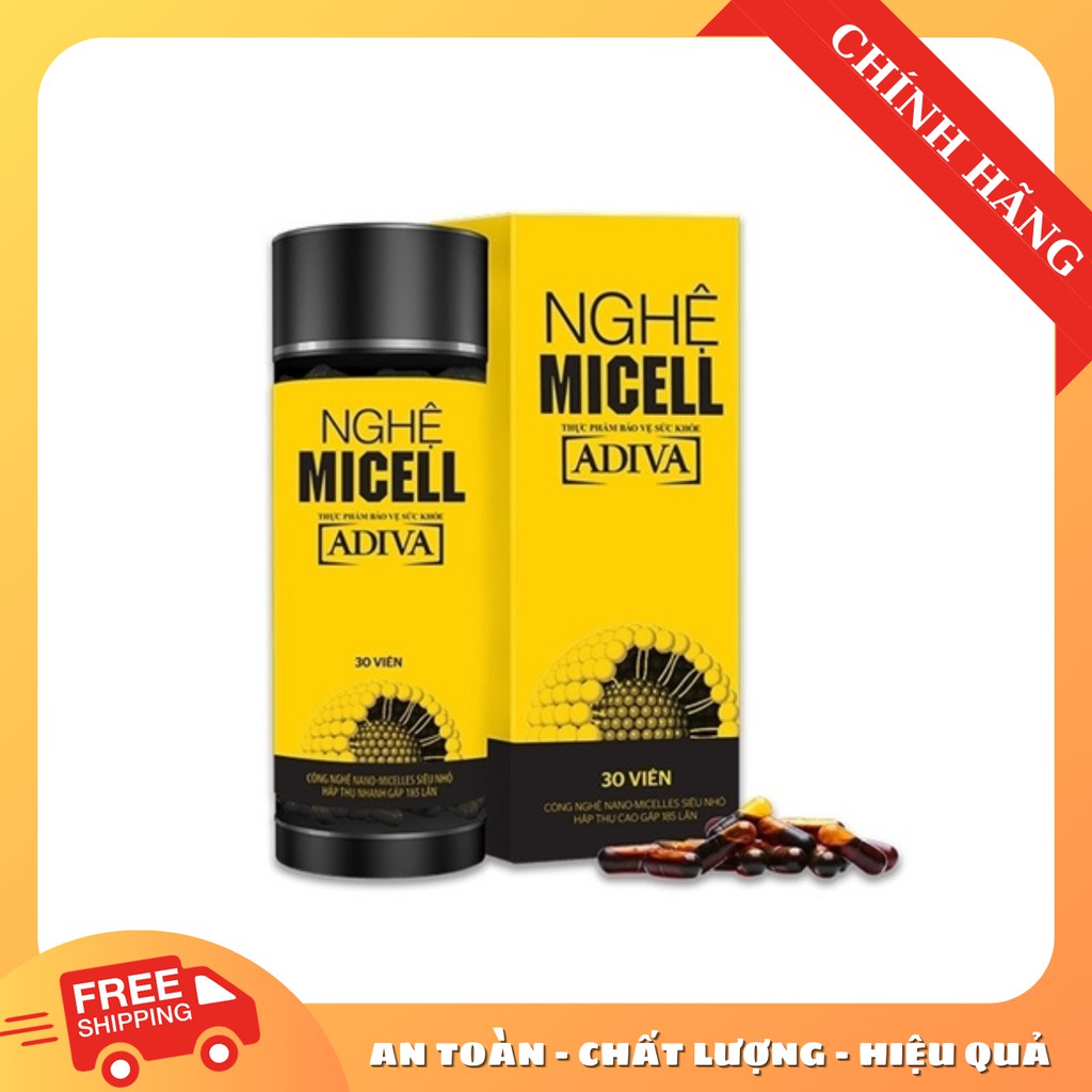 Nghệ Micell Adiva - Nghệ viên uống Nano curcumin