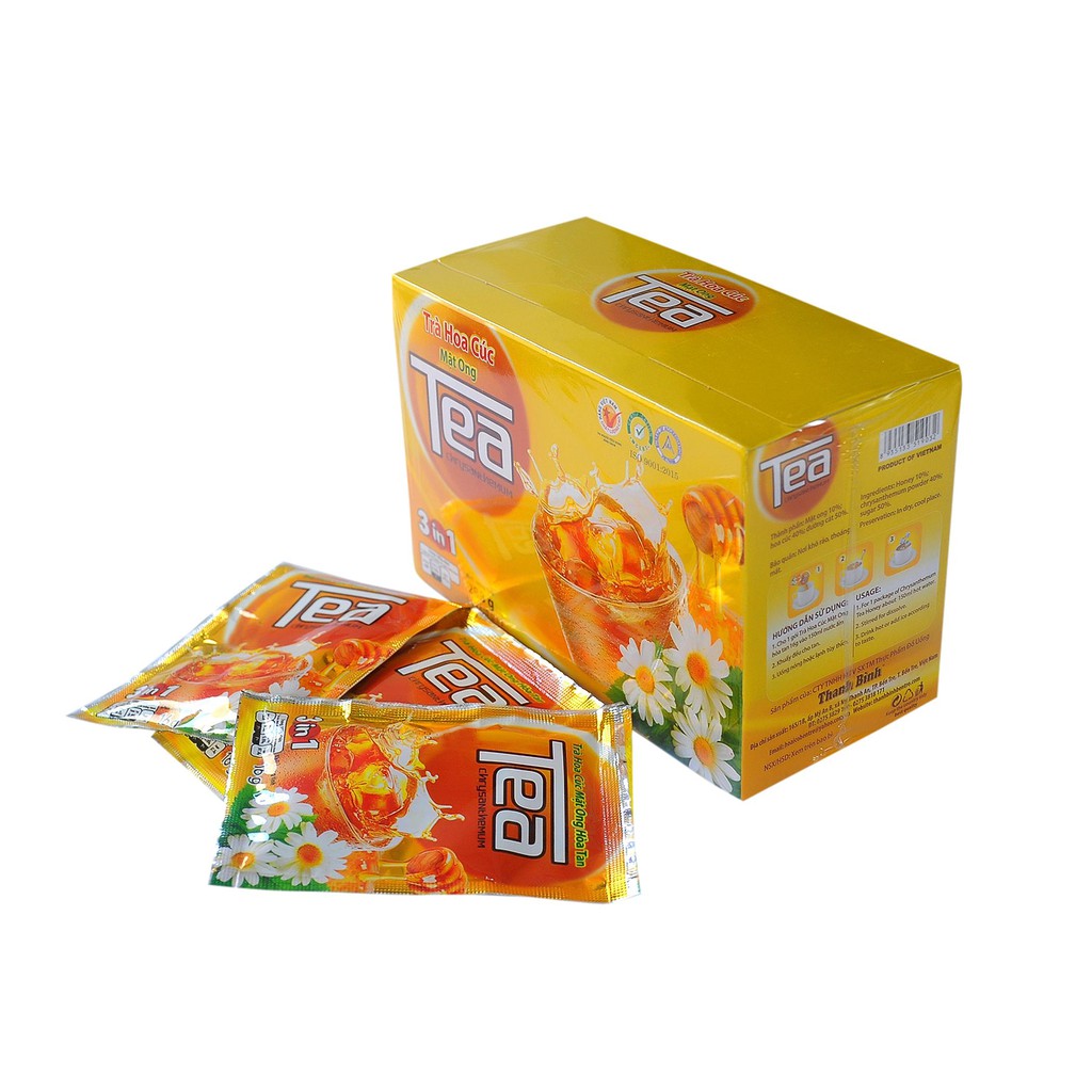 Trà hoa cúc mật ong Thanh Bình hộp 320g thanh nhiệt, giải độc