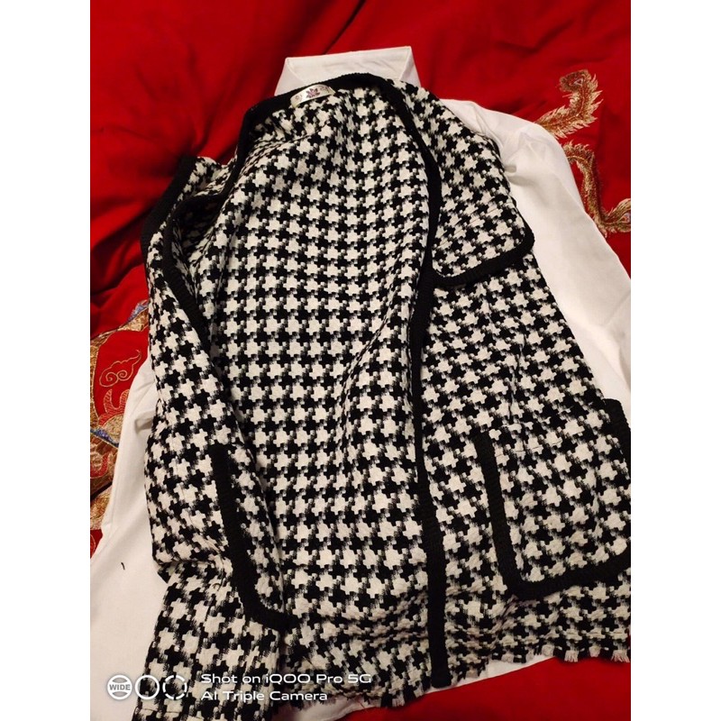 Sét váy nữ áo sơ mi phối gile kèm belt siêu tôn dáng, màu sắc trẻ trung, thanh lịch