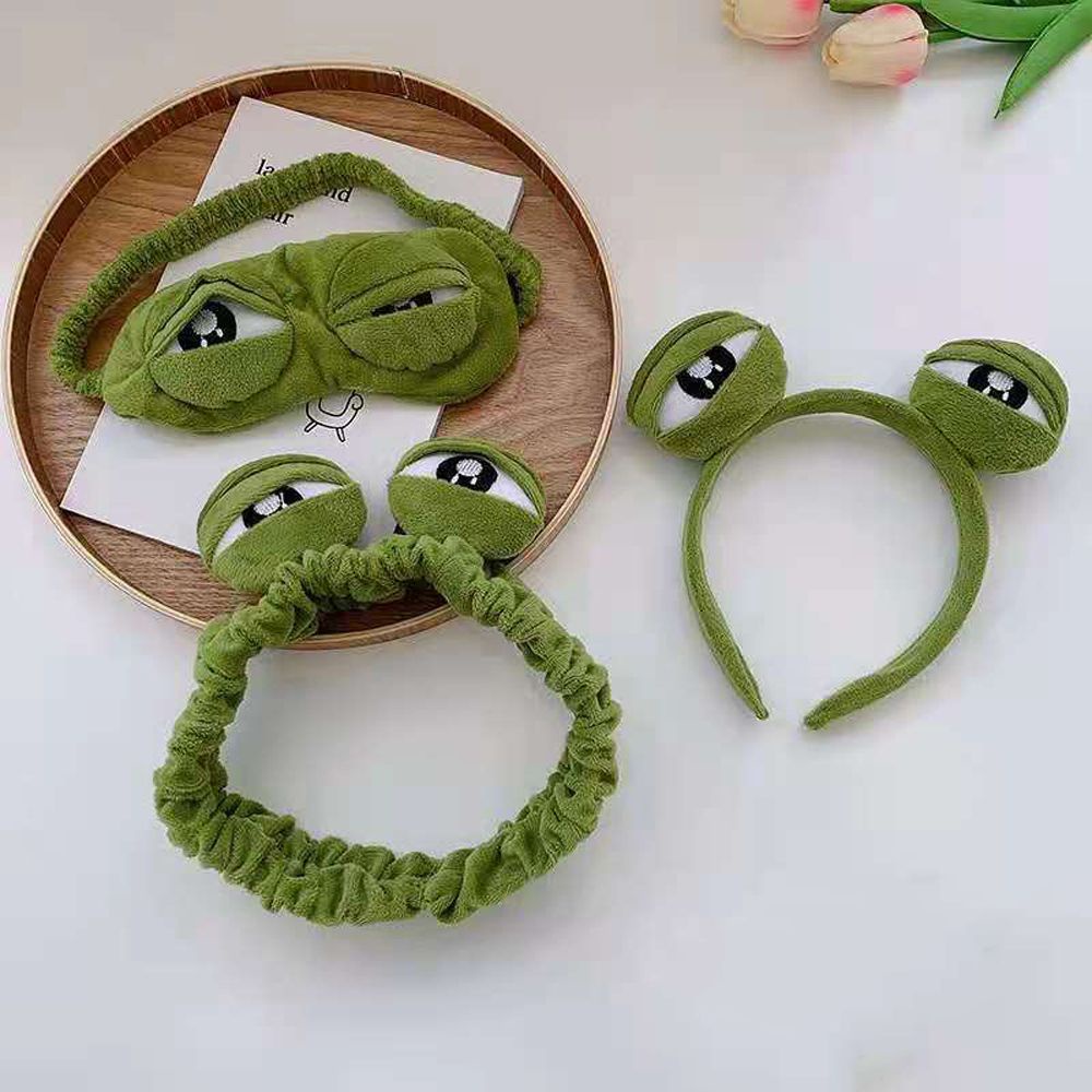 Băng đô cài tóc hình chú ếch ngộ nghĩnh phong cách thời trang Hàn Quốc vui nhộn cho nữ