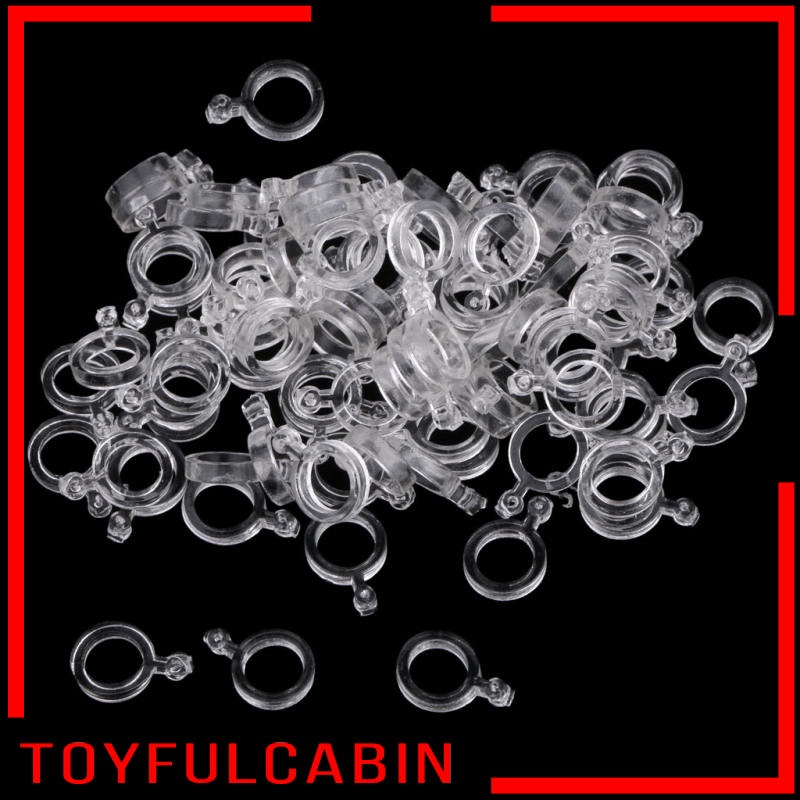 Set 100 Dây Cao Su Co Giãn 3 / 5 / 7mm Làm Phụ Kiện Câu Cá