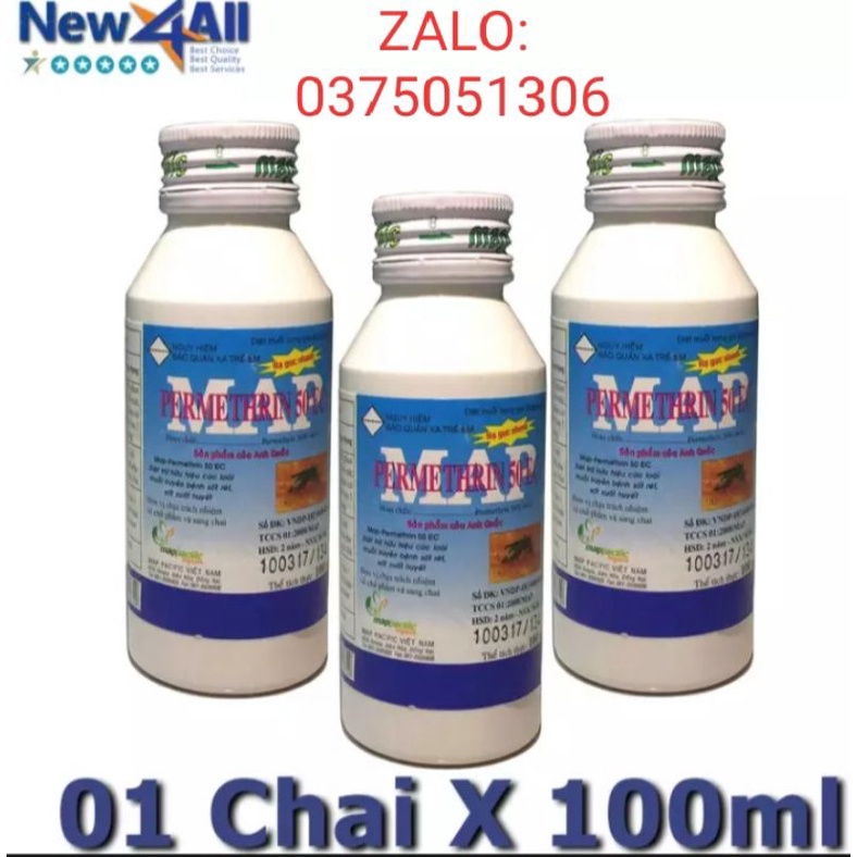 THUỐC DIỆT MUỖI THẾ HỆ MỚI 2021 50EC LỌ[tẩm màn,bộ y tế khuyên dùng]